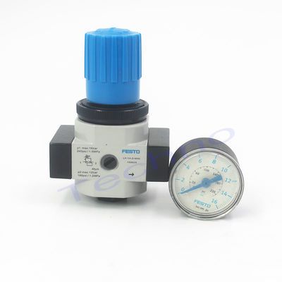 LR-1/4-D-MINI Regulador de filtros pneumáticos lubrificador Metal FESTO regulador de pressão