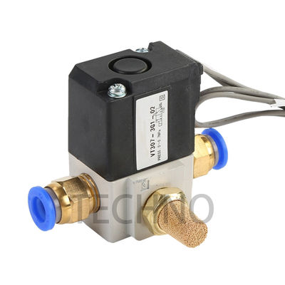 SMC VT307-5G1-01 válvula solenoide a ar SS316 -10 a 50°C sem congelamento