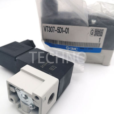 VT307V-5G1-02 SMC Válvulas solenoides Válvulas eletromagnéticas Certificado CE SS316