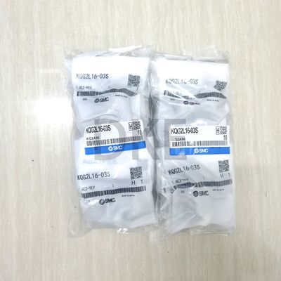 CE SMC KQG2L16-03S Acessórios de mangueira pneumática Fluido de ligação roscado SS316