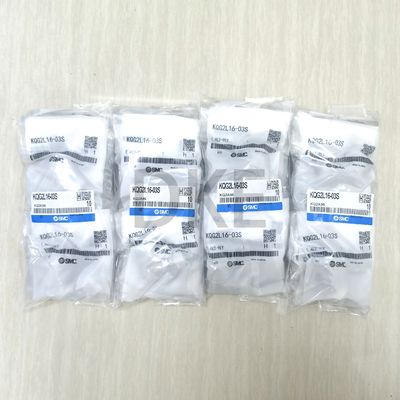 CE SMC KQG2L16-03S Acessórios de mangueira pneumática Fluido de ligação roscado SS316