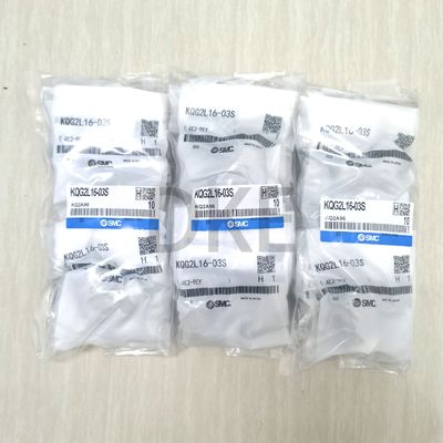 CE SMC KQG2L16-03S Acessórios de mangueira pneumática Fluido de ligação roscado SS316