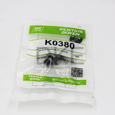 K0380 K0384 Válvula de solenoide de jato de pulso de coletor de poeira com núcleo de ferro do tubo do pistão