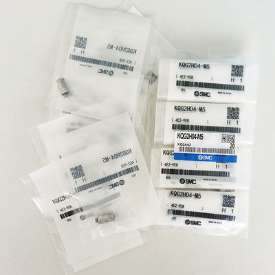 KQG2H04-M5 Push To Connect Fittings With Thread Sealant SS316 (Fitagens de ligação por empurrão com selante de fio SS316)