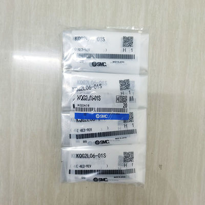 SS316 Junção de tubos de gás com rosca em forma de L KQG2L06-01S SMC IOC