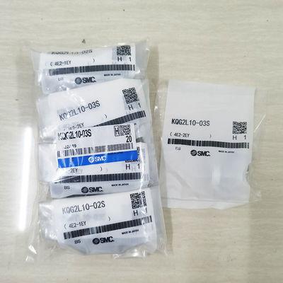 SMC Original KQG2L10-03S Aço inoxidável 316 articulação do cotovelo