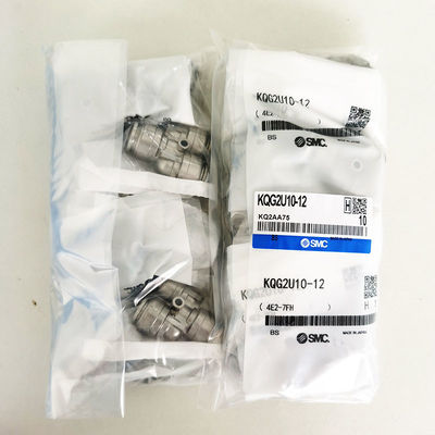 SMC KQG2U10-12 12mm Acessórios Pneumáticos Conexão roscada para tubos de ar