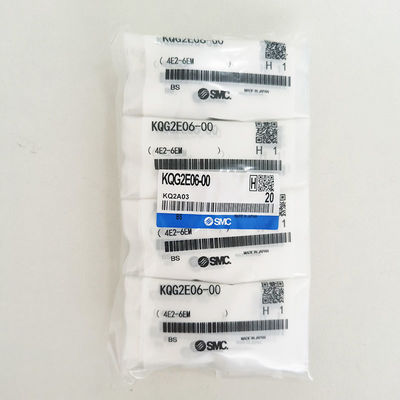 Instalação de união de parede KQG2E06-00 SS316 Instalação de tubos de toque único série KQG