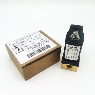 Burkert 00125348 6014 válvula solenoide IP65 24V tensão contínua