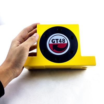 GT48 Vibrator de turbina pneumática de frequência com força centrífuga de 130-12000N