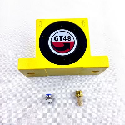 GT48 Vibrator de turbina pneumática de frequência com força centrífuga de 130-12000N