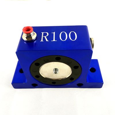 Vibrator pneumático de rolos R100 36000 RPM Frequência nominal para vibração industrial