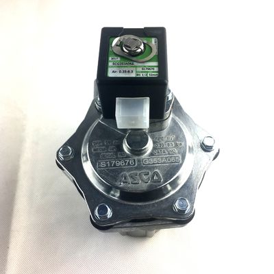 Ø1 1/2 Fitação de compressão ASCO Diafragma Pulso válvulas a jato SCG353A065 Piloto Integral de duplo estágio Ø1 1/2 Orifício Tamanho 52