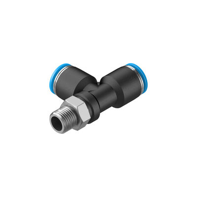 Festo QSTL-1/8-8 Acessórios hidráulicos pneumáticos QSTL Série T Acessórios R 1/8 Macho A 8 mm