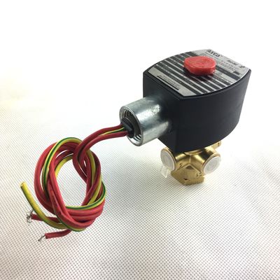 ASCO SCB320B174.230/50 NPT1/4 3/2 Corpo de latão universal NBR série 320 válvulas solenoides em linha operadas diretamente