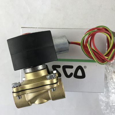 ASCO EF8210G003 120/60AC 2 vias de latão 3/4 em válvula solenoide normalmente fechada Serviço Geral