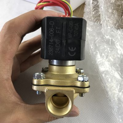 ASCO EF8210G003 120/60AC 2 vias de latão 3/4 em válvula solenoide normalmente fechada Serviço Geral