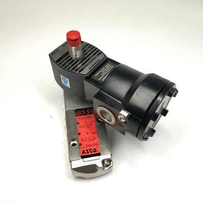 ASCO 8551B401 VCEFCM8551B401MO G1/4 válvula solenoide de solenoide único de série 8551 à prova de explosão