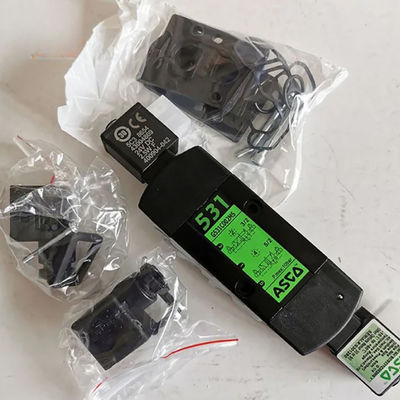 Instalação de revestimento de válvula de solenoide Asco 5/3way Scg531c002ms