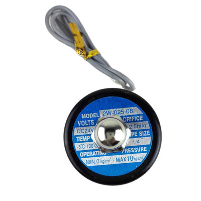 2W série válvula de solenoide 2W025-08 normalmente fechado 1/4 " válvula de água de ar