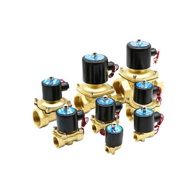 2W040-10 Válvula de solenoide acionada diretamente 2 vias de latão 3/8 polegadas