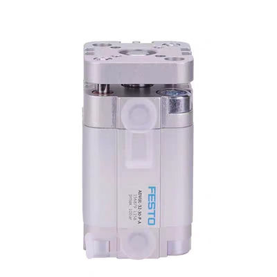 cilindro de pistão pneumático de precisão com fio masculino ponta da haste de pistão 156855 ADVUL-16-25-P-A