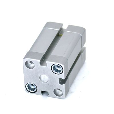 ADN-16-15-A-P-A 536221 Compacto Duplo Ação Pneumático cilindro de tração 15 mm de pistão de alumínio