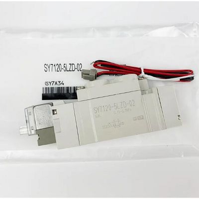 SY5420-6LZD-C8 DC12V SMC válvula solenoide pneumática 3 posição centro de escape