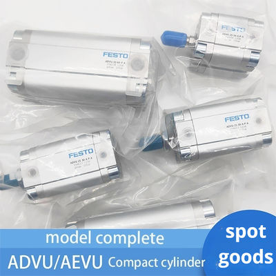 ADVU-125 cilindro pneumático de pistão de liga de alumínio leve