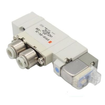 Valva solenoide SMC SY5220-6LZD-C8 2 posições Portão de fixação dupla com toque único Tamanho ø8 DC12V