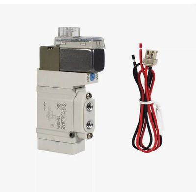 Valva solenoide SMC SY5220-5LZD-C8 2 posições Portão de ligação dupla de toque único Tamanho ø8 DC24V