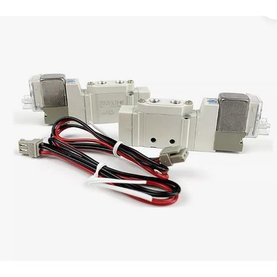 Valva solenoide SMC SY5220-5LZD-C8 2 posições Portão de ligação dupla de toque único Tamanho ø8 DC24V