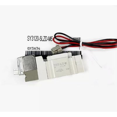 SMC SY5220-5LZD-C6 Válvula solenoide de ligação única Dimensão do portão ø6 DC24V 2 Posição Dupla