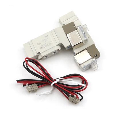 SY5220-5LZD-C4 Válvula solenoide SMC 2 posição Dupla DC24V Dimensão do portão de instalação de toque único Ø4