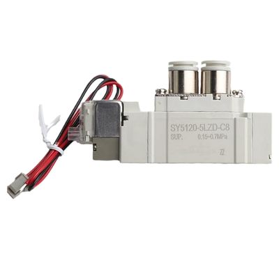 SMC SY5220-6LZD-01 DC12V Port Size 1/8 Pneumatic Solenoid Valve Thread Piping 2 Posição Dupla