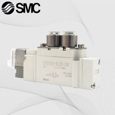 Valva solenoide SY5120-5LZD-01 SMC2 Posição única DC24V Port Size 1/8 Thread Piping