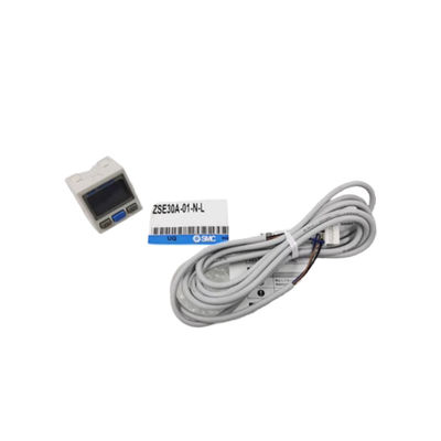 Interruptor de pressão digital SMC ZSE30AF-01-C Pressão composta NPN Colector aberto 1 Saída Análogo Saída de tensão