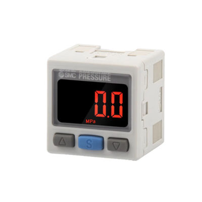 SMC ZSE30A-01-B Interruptor de pressão digital Pressão de vácuo R1/8 2 cores PNP colector aberto 2 saídas