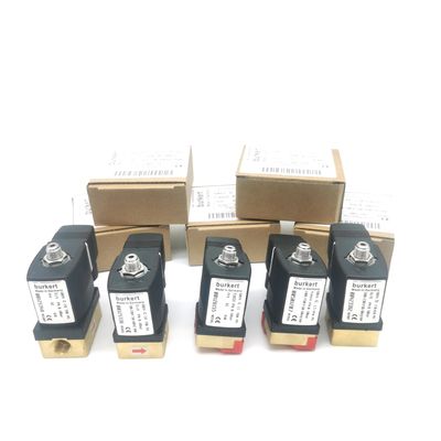 Burkert 00125341 6014C Válvula solenoide normalmente fechada G1/8 2.5 Flow Hole DC24V AC24V AC220V
