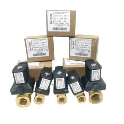 Válvula Solenoide Burkert 00126217 6014 C Normalmente Fechada G1/8 1.5 Flow Hole AC24V 8W Corpo da válvula de aço inoxidável 0~16bar