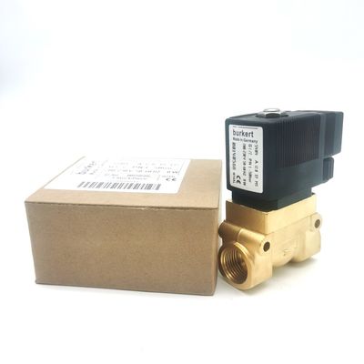 00126224 Válvula Solenoide Burkert 6014 C Normalmente Fechada G1/4 2.0 Flow Hole DC24V 8W Corpo de válvula de aço inoxidável 0~10bar