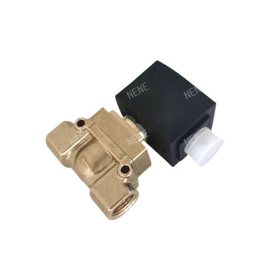 válvula eletromagnética 00126161 burkert 6014 D Ação directa Conexão da placa inferior Normalmente aberta 2.0 Flow Hole DC24V 8W Corpo da válvula de latão 0~10bar