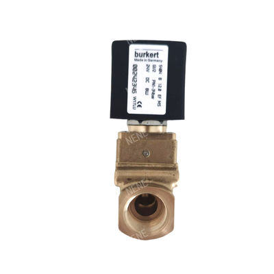 válvula eletromagnética 00126161 burkert 6014 D Ação directa Conexão da placa inferior Normalmente aberta 2.0 Flow Hole DC24V 8W Corpo da válvula de latão 0~10bar