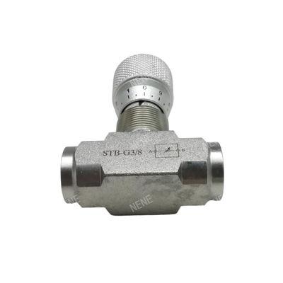 STB-G1 válvula de regulação de velocidade do cilindro de óleo válvula de regulação de fluxo válvula de aceleração hidráulica