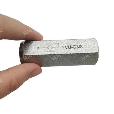 Tipo de tubo válvula hidráulica VU-G3/8 de grande diâmetro válvula unidirecional roscada Fabricante Fonte Vendas directas