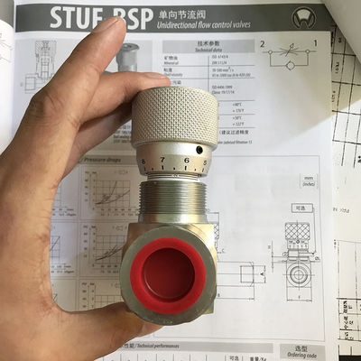 Válvula de controlo hidráulica STB-G1 para fluido de viscosidade 10-500 mm2 ⁄ S