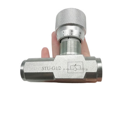 10-500 mm2 ⁄ S Válvula de controlo de pressão de fluido de viscosidade STU-G1/2
