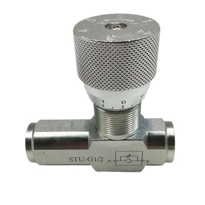 10-500 mm2 ⁄ S Válvula de controlo de pressão de fluido de viscosidade STU-G1/2