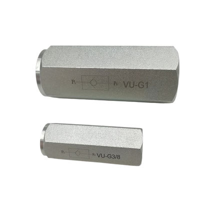 Código ISO 16/13 válvula de controlo hidráulica VU-G1 VU-G3/8 VU-G3/4 VU-G1-1/4 VU-G2
