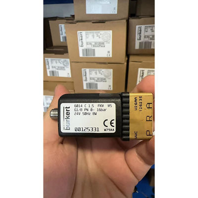 Corpo da válvula de solenoide Burkert de aço inoxidável NBR Selo 00125331 6014 0-16bar